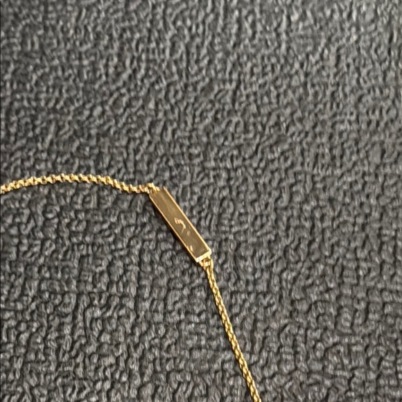 Elegant Gold Necklace Kate spade with crystals long - Picture 3 of 4